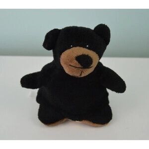 Creature Comforts Bear Deer Plush Stuffed Animal Toy Reversible Black Tan 2 in 1